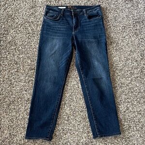 Kut from the Kloth Dark Indigo Katy High Rise Ankle Straight Leg Jeans Size 4